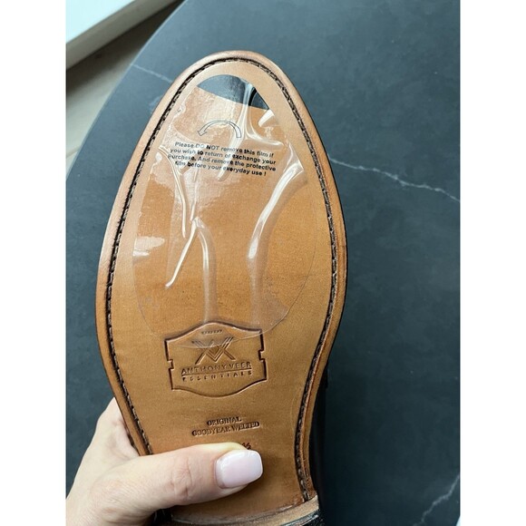 New Anthony Veer Gerry Penny Loafers Slip On Shoes Wine Men Leather Sz 10 Lite main image 4